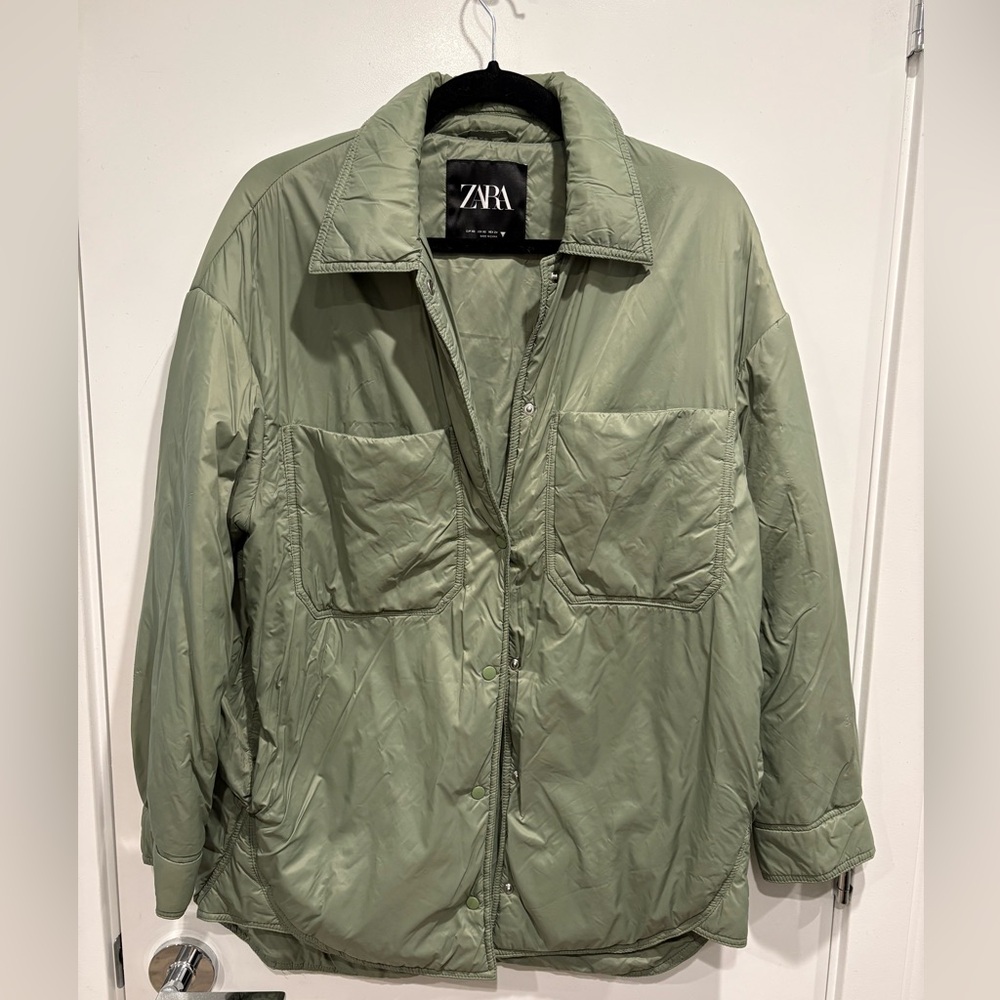 Zara Women's Puffer Shacket (water resistant)